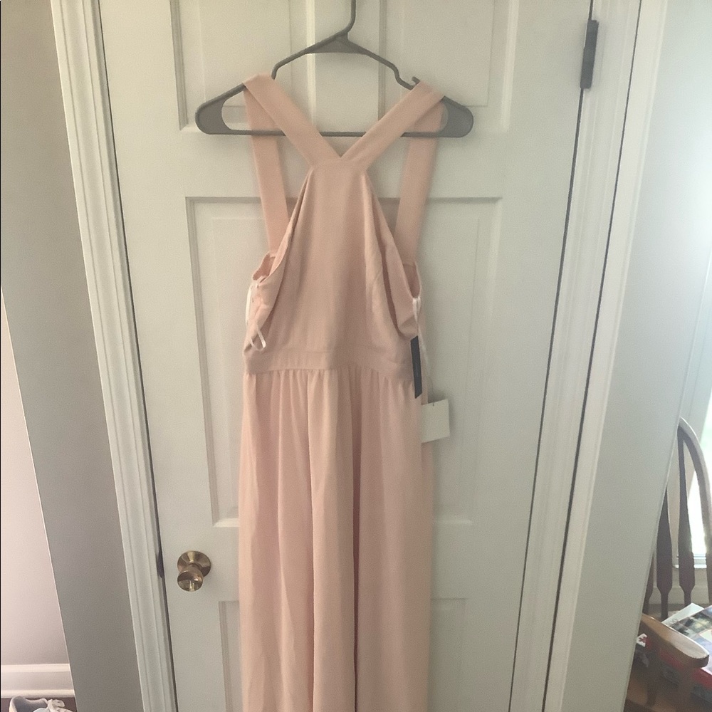Lulu’s Blush Bridesmaid Dress